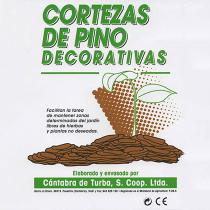 Cortezas de pino decorativas